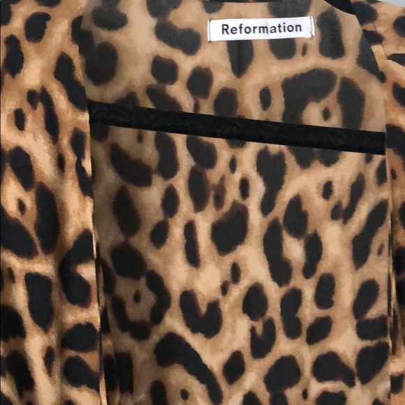 Reformation and Midi/Maxi Cheetah elegant dress - Picture 4 of 4